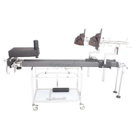 Luksusowa, wielofunkcyjna, przezroczysta dla promieni rentgenowskich rama trakcyjna ortopedyczna z włókna węglowego - Howell